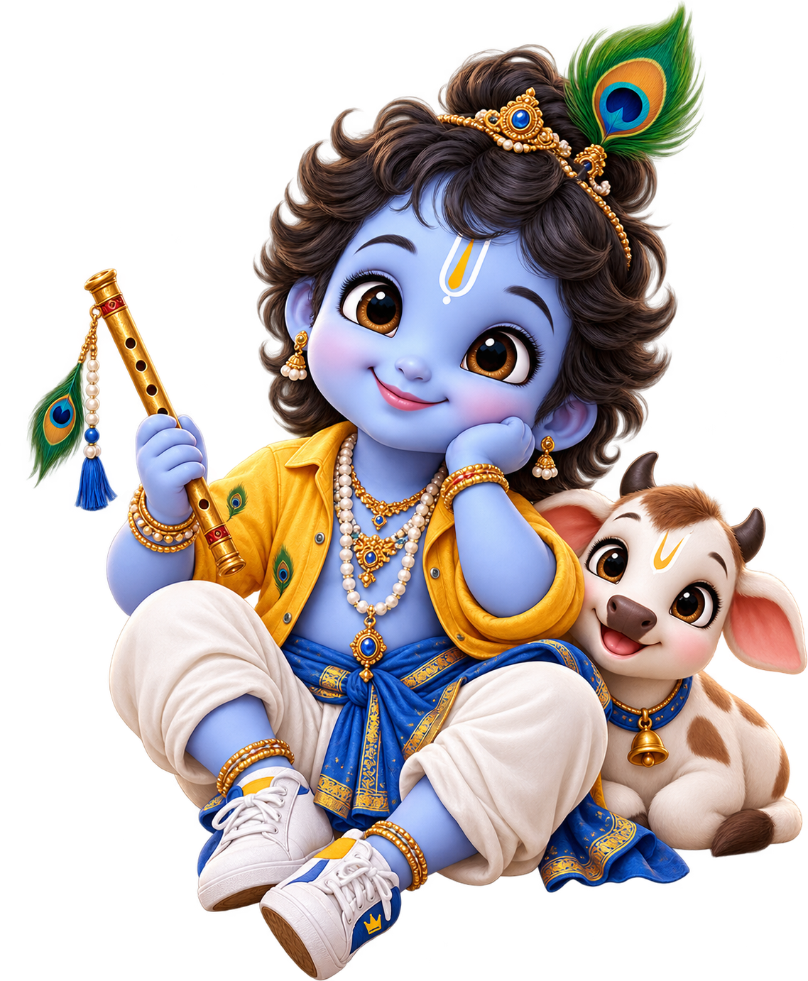 A Day with Little Krishna character